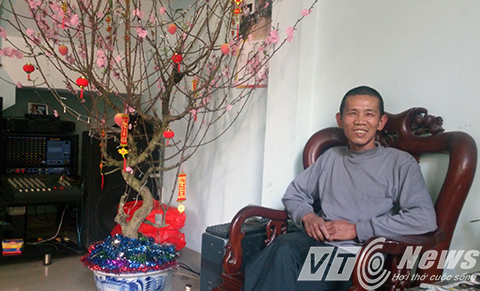 Anh Nguyễn Văn Lâm trong dịp gặp PV đầu năm 2014 - Ảnh MK